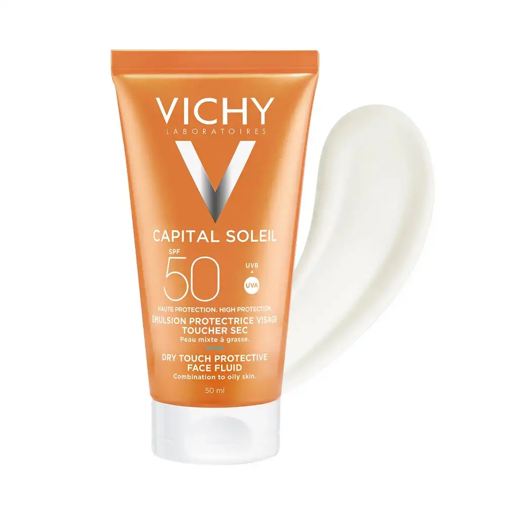 Vichy Capital Soleil Dry-Touch Face - Kem chống nắng cho da thường tốt nhất 