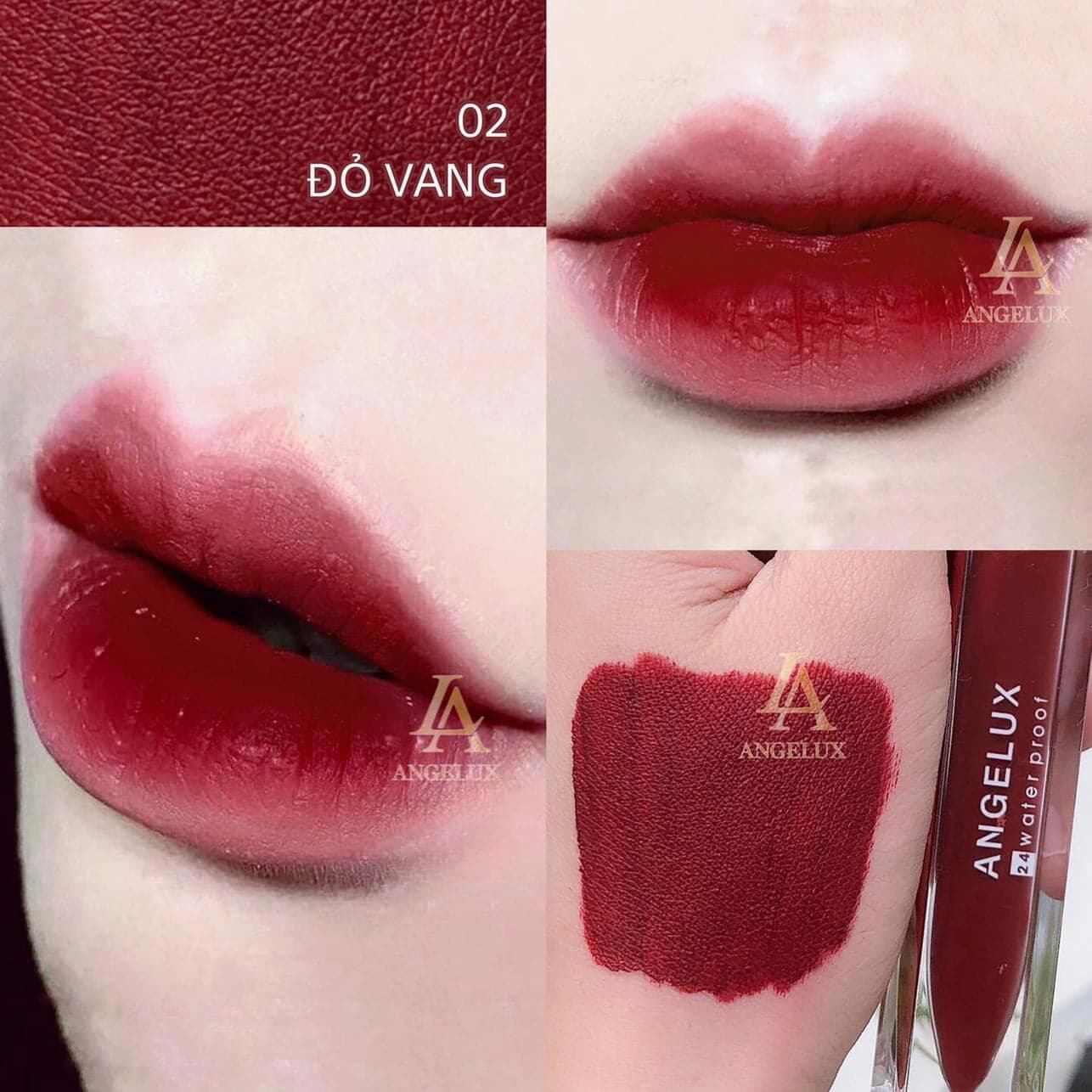 Đỏ rượu vang - Màu son cho da ngăm răng vàng nổi tiếng 